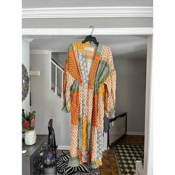 NWOT JEN'S PIRATE BOOTY WOMEN'S DAYDREAM MANON MULTICOLORED KIMONO - Picture 10 of 12